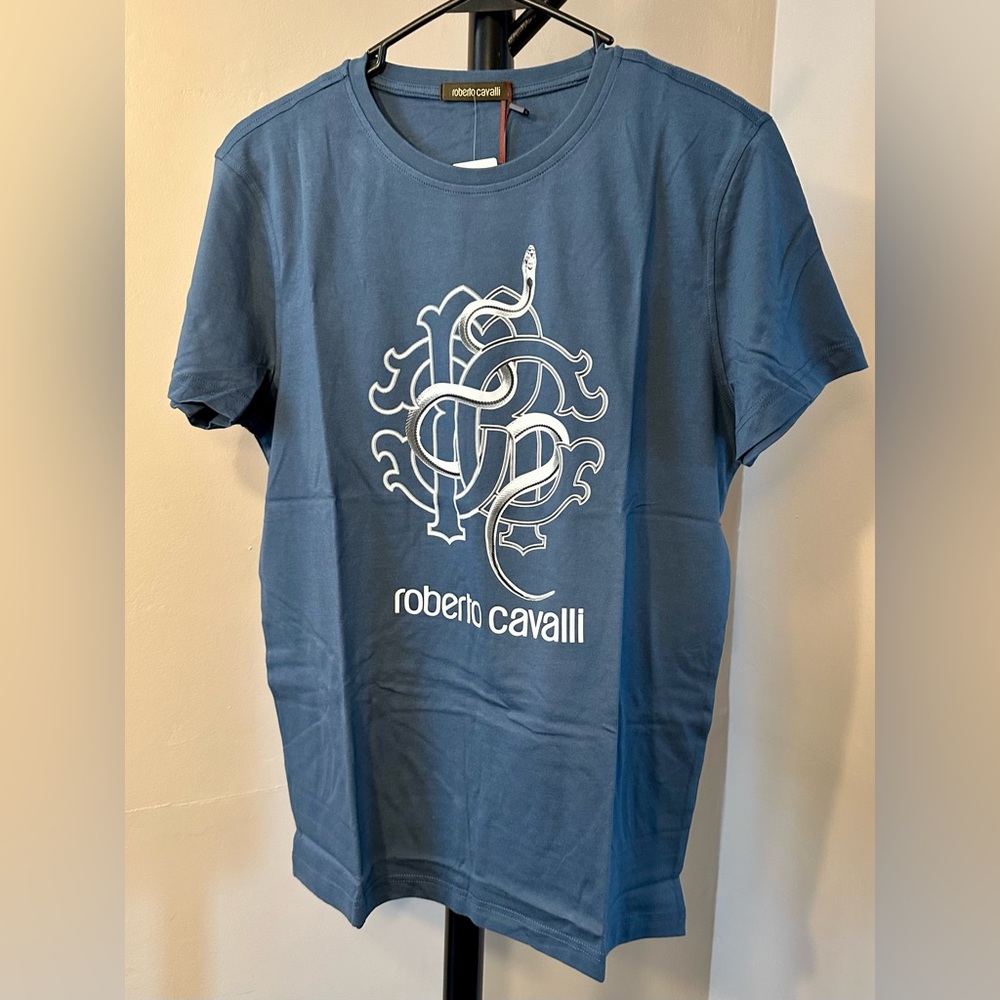 Roberto Cavalli Logo Graphic Tee - XXL